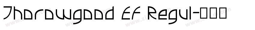 Thorowgood EF Regul字体转换
